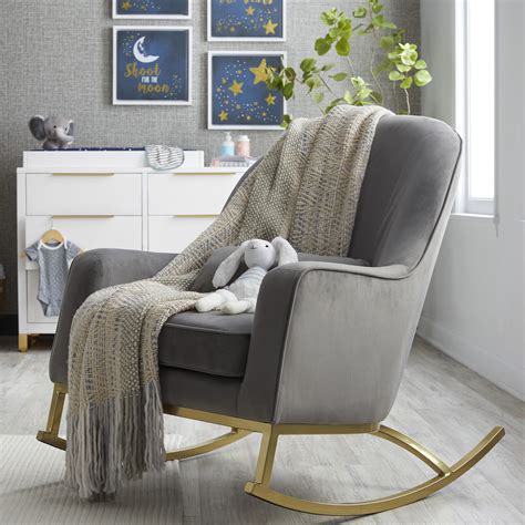 gray nursery rocking chair|compact rocking chair for nursery.